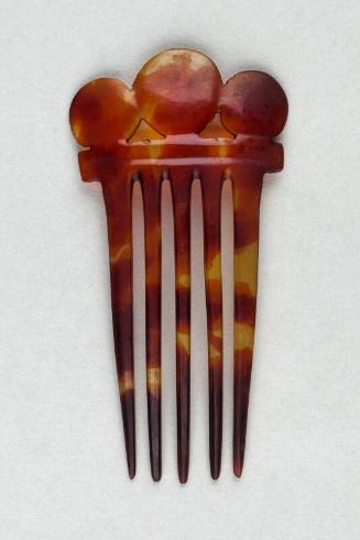 Faux Tortoiseshell Ornamental Hair Comb