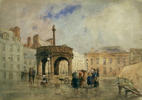 The Mercat Cross, Aberdeen by unknown artist