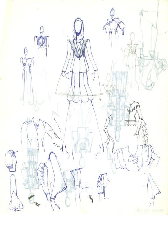 Multidrawing of Jacket and Skirt and Other Designs