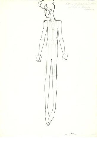 Drawing of Jacket and Skirt