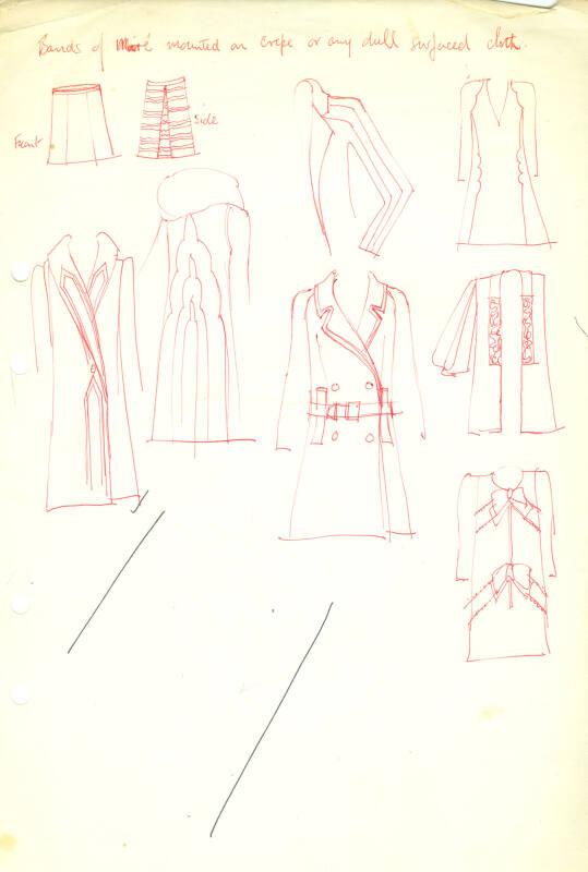 Multidrawing of Jackets and Dresses