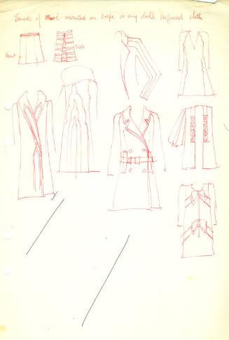 Multidrawing of Jackets and Dresses