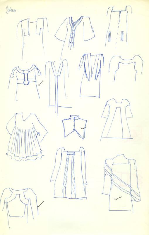 Multidrawing of Dresses