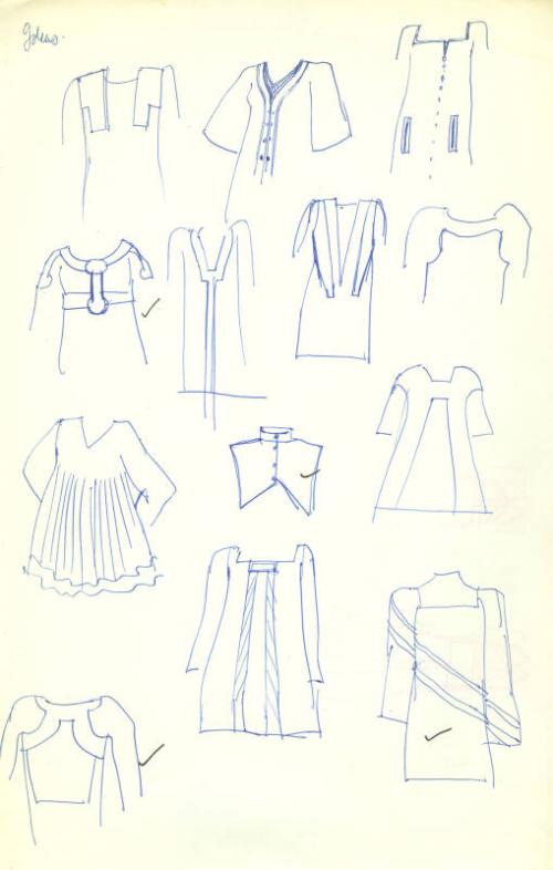 Multidrawing of Dresses