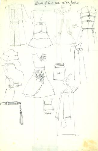 Multidrawing of Dresses