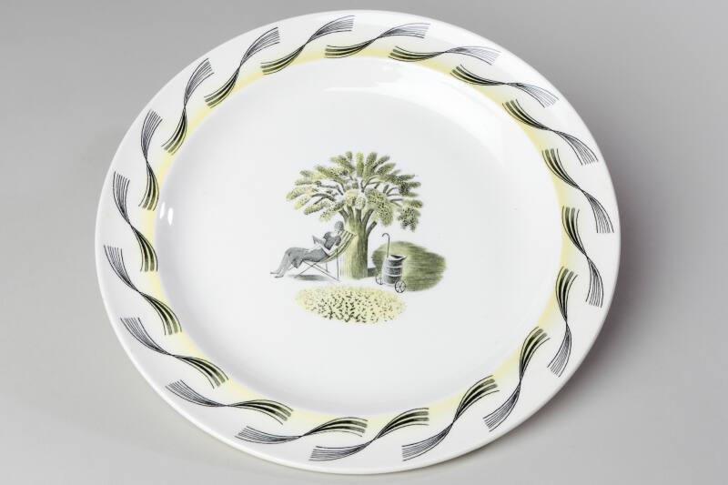 Dinner Plate - 'Garden' Pattern Dinner Service