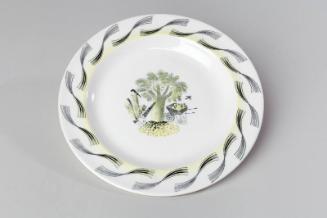 Tea Plate - 'Garden' Pattern Dinner Service