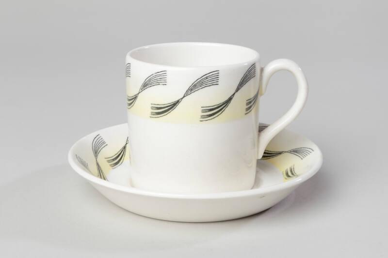 Saucer - 'Garden' Pattern Dinner Service