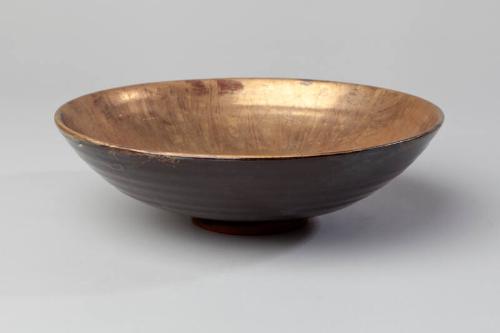 Gold Crackled Bowl