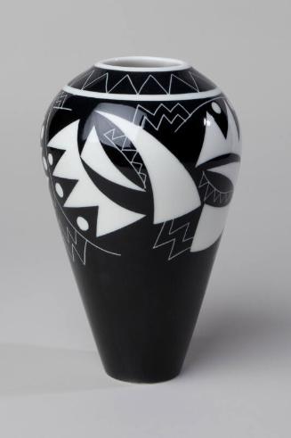 Black Shouldered Vase