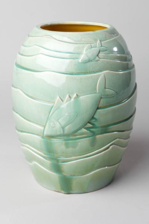 Moulded Fish Vase