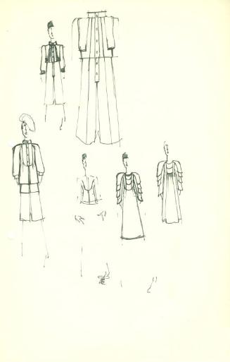 Drawing of Dress Designs