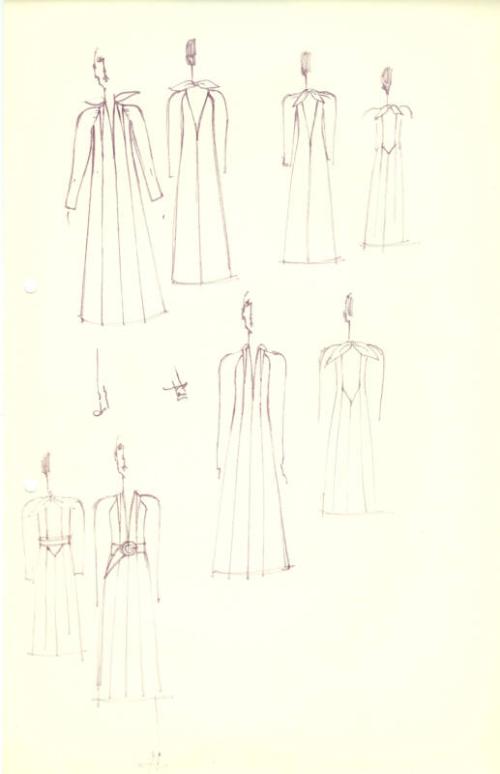 Multidrawing of Dresses