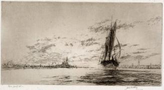 A Tartane Leaving Venice by James McBey