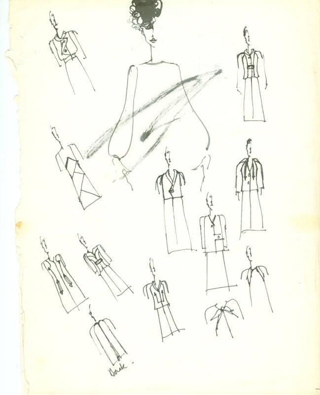 Multidrawing of Suits and Dresses