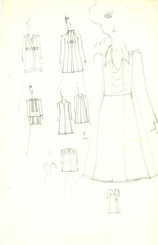 Multidrawing of Dresses and Jackets