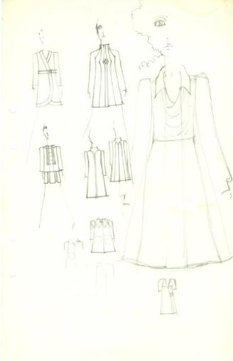 Multidrawing of Dresses and Jackets