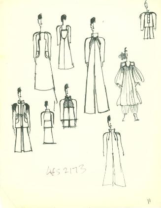 Multidrawing of Long Dresses