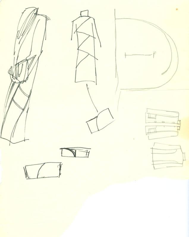 Multidrawing of Jacket and Dress