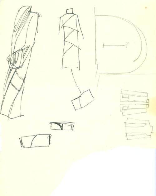 Multidrawing of Jacket and Dress