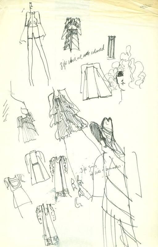 Multidrawing of Dresses