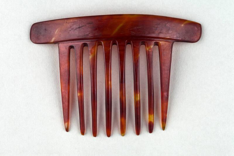 Faux Tortoiseshell Ornamental Hair Comb