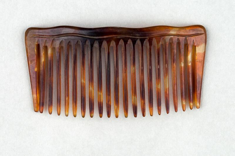 Faux Tortoiseshell Ornamental Hair Comb