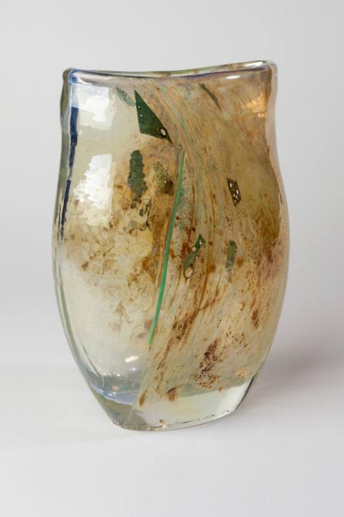 Fumed Glass Vase by Sam Herman