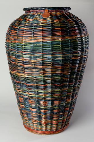 Blue African Basket by John Galloway