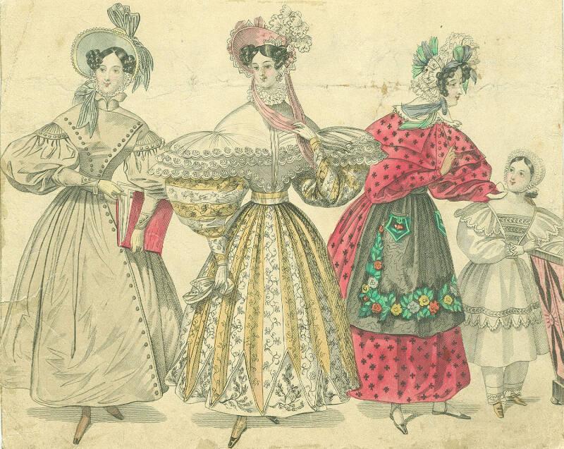 Coloured Fashion Plate