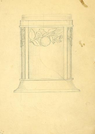 Design Drawing, probably for Marmalade Pot