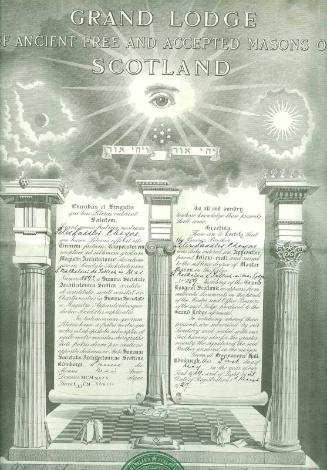 Certificate of Attainment of Degree of Master Mason