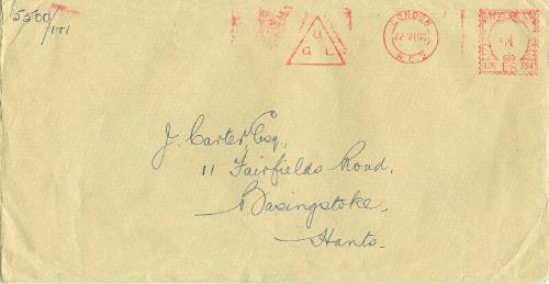 Envelope from Freemasons Hall