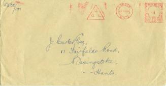 Envelope from Freemasons Hall