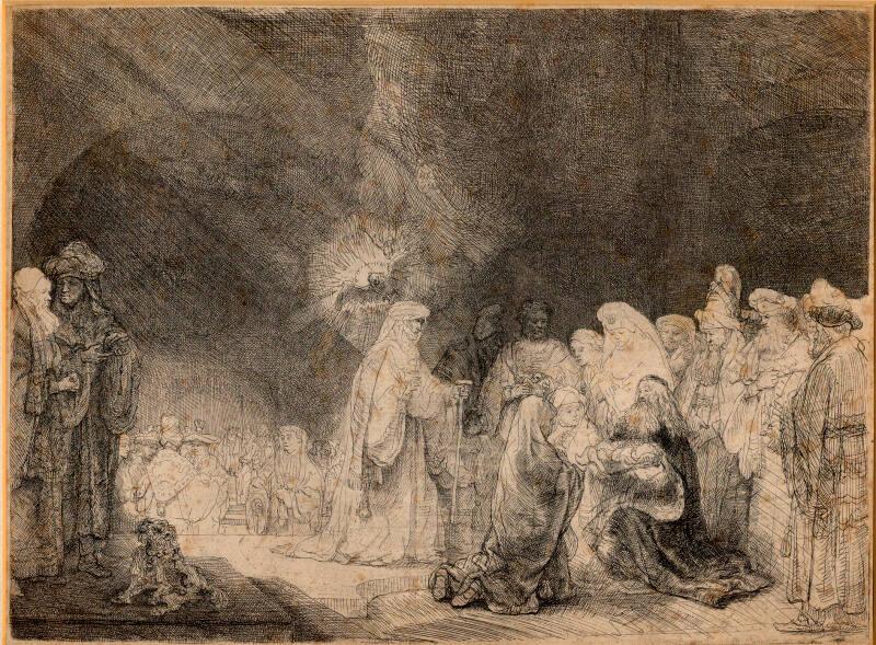 The Presentation In The Temple - After Van Rijn Rembrandt