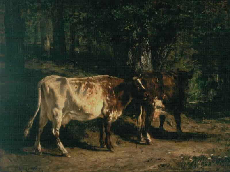 Vaches Au Paturage by Constant Troyon