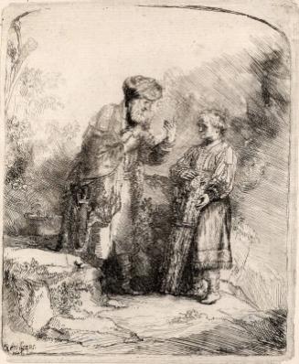 Abraham And Isaac - After Van Rijn Rembrandt