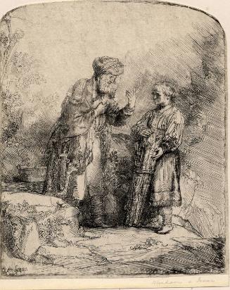 Abraham And Isaac - After Van Rijn Rembrandt