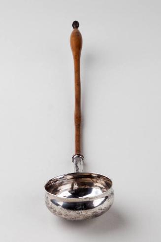 Silver and Treen Toddy Ladle