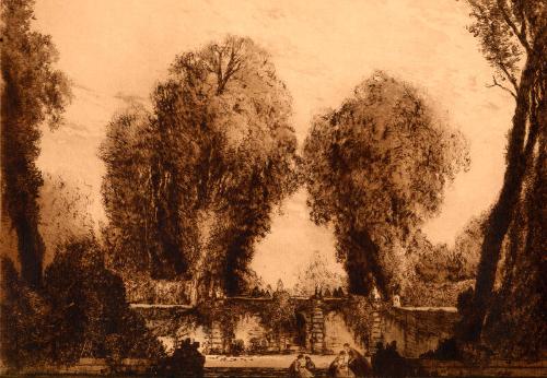 Paysage D'autrefois by Gaston De Latenay