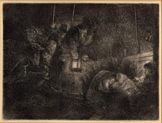 Adoration Of The Shepherds by Rembrandt Van Rijn