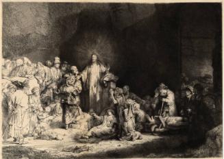Christ Healing The Sick by Rembrandt Van Rijn
