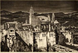 The Walls Of Gerona by Henry Rushbury 
