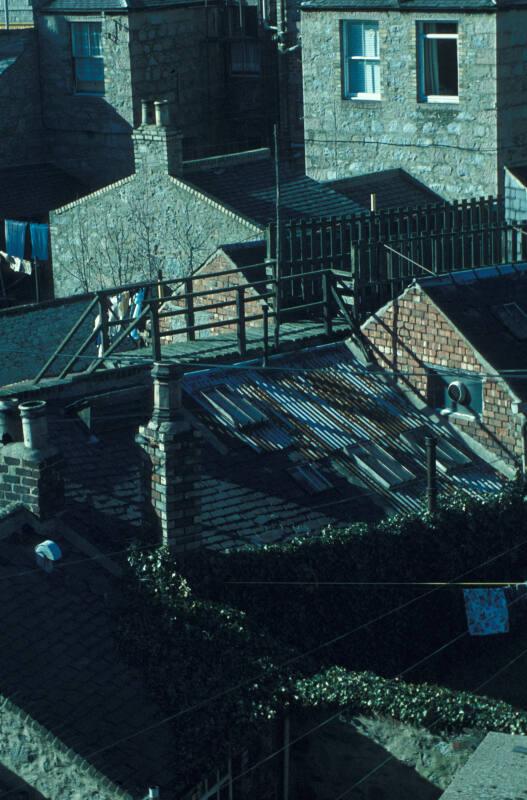 Backs of Houses, Leadside Road, Viewed from 15 Northfield Place