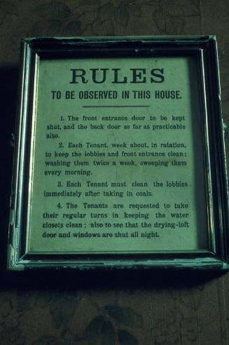 Rules, 17 Leadside Road