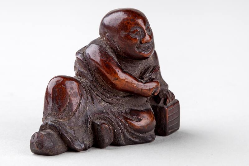 Reclining Wooden Figure