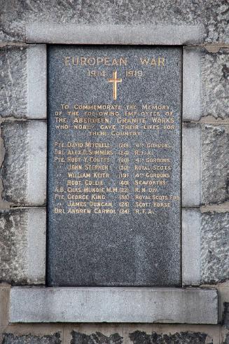 Constitution Street War Memorial