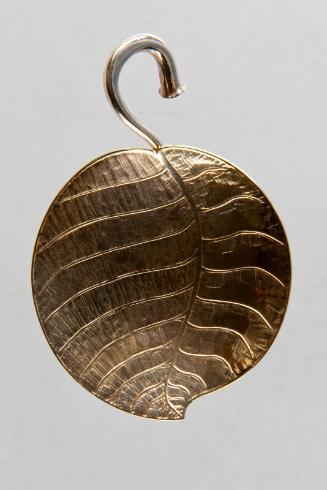 Gilded Leaf Spoon by Chris Philipson