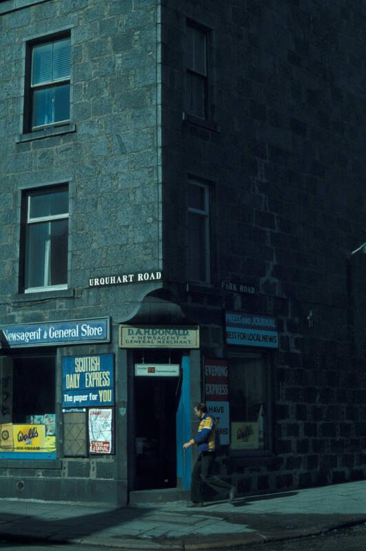 Shop, Junction of Urquhart Road and Park Street