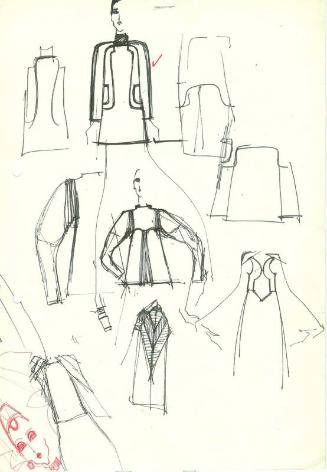 Multidrawing of Dresses and Tops